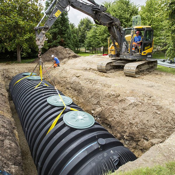 installation d'un récupérateur d'eau de pluie